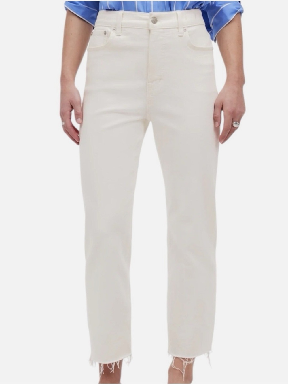 MADEWELL 90s Straight Crop Jeans